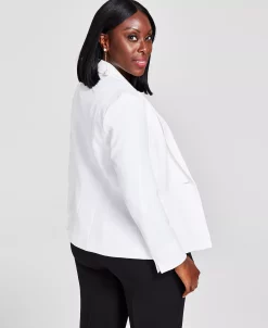 Alternative view of Kasper Women's Blazer, Printed Cowlneck Top & Slim Modern Trousers