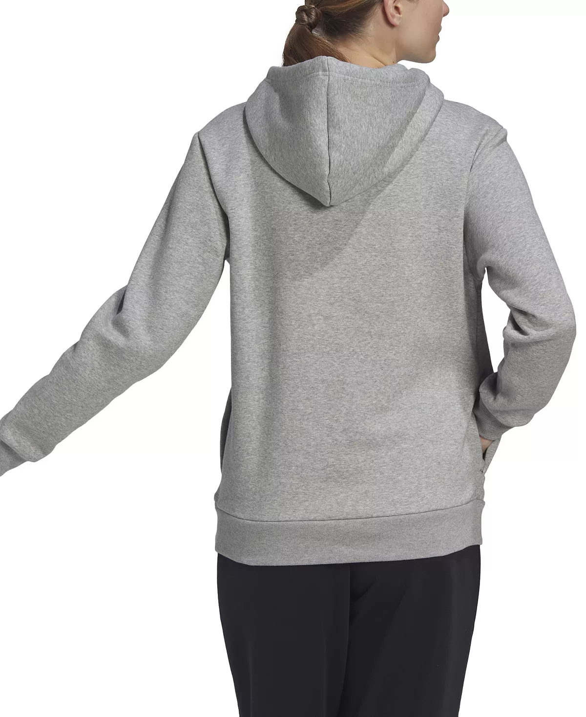 ADIDAS Women's Essentials Linear Hoodie 2 ADIDAS Women's Essentials Linear Hoodie - Image 2