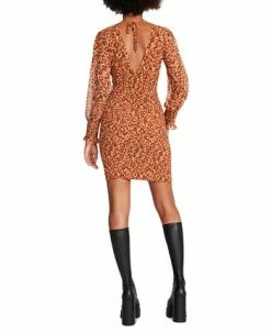 Alternative view of Steve Madden Women's Printed Carly Smocked Dress