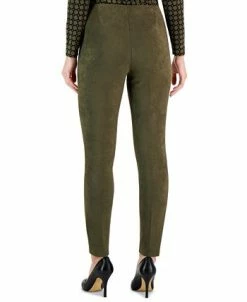 Anne Klein Hollywood Faux Suede Front-Seam Pants -Anne Klein Sales Store 22526018 fpx