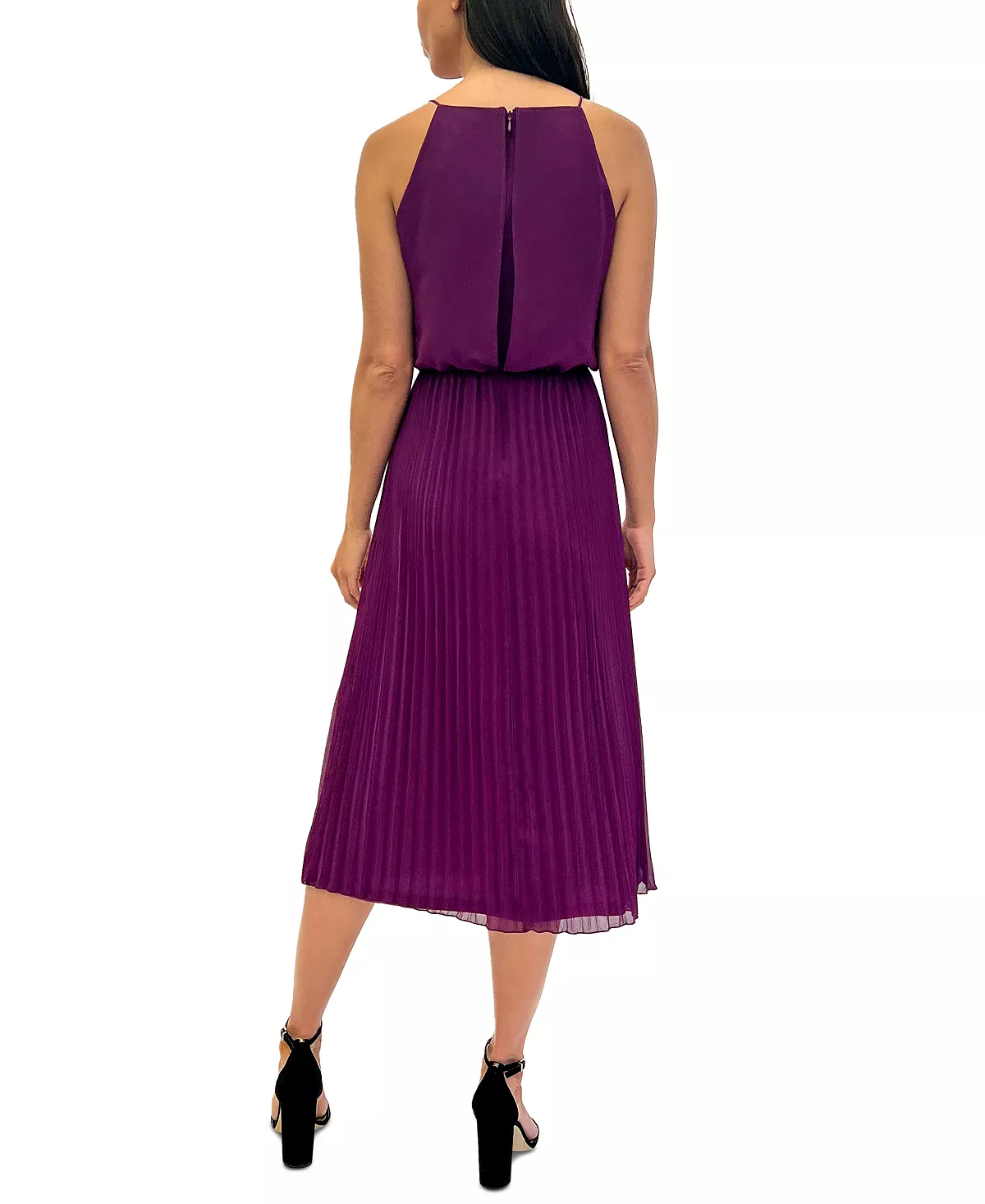 Sam Edelman Women's Plisse Sleeveless Midi Dress 2 Sam Edelman Women's Plisse Sleeveless Midi Dress - Image 2