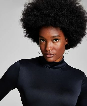 And Now This Women's Mock-Turtleneck Long-Sleeve Bodysuit 3 And Now This Women's Mock-Turtleneck Long-Sleeve Bodysuit - Image 3