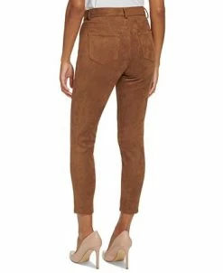 Alternative view of Tommy Hilfiger Faux Suede Mid Rise Skinny Ankle Pants