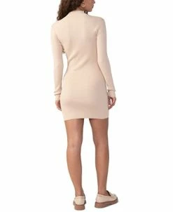 Alternative view of Sanctuary Women's Side-Slit Long-Sleeve Ribbed Dress
