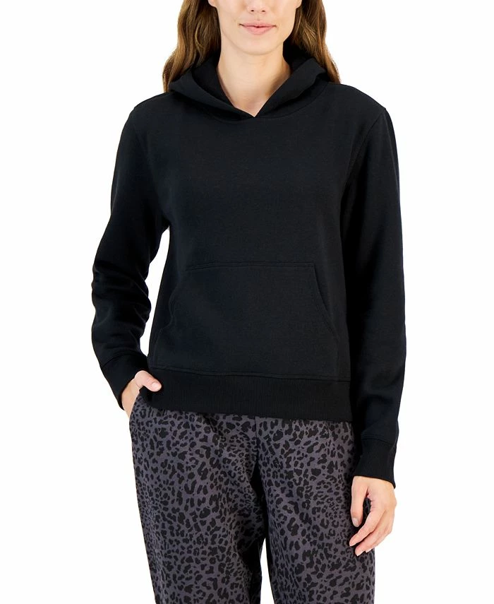 ID Ideology Women's Solid Sweatshirt Hoodie, Regular & Petites 1 ID Ideology Women's Solid Sweatshirt Hoodie, Regular & Petites