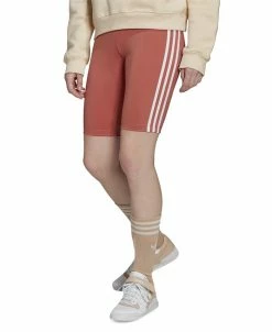 ADIDAS Women's High-Waisted Biker Shorts PrimeBlue