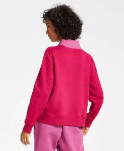 ID Ideology Women's Relaxed Colorblocked Zip Sweatshirt Pullover, Created For Macy's 8 ID Ideology Women's Relaxed Colorblocked Zip Sweatshirt Pullover, Created For Macy's -Anne Klein Sales Store 22676200 fpx