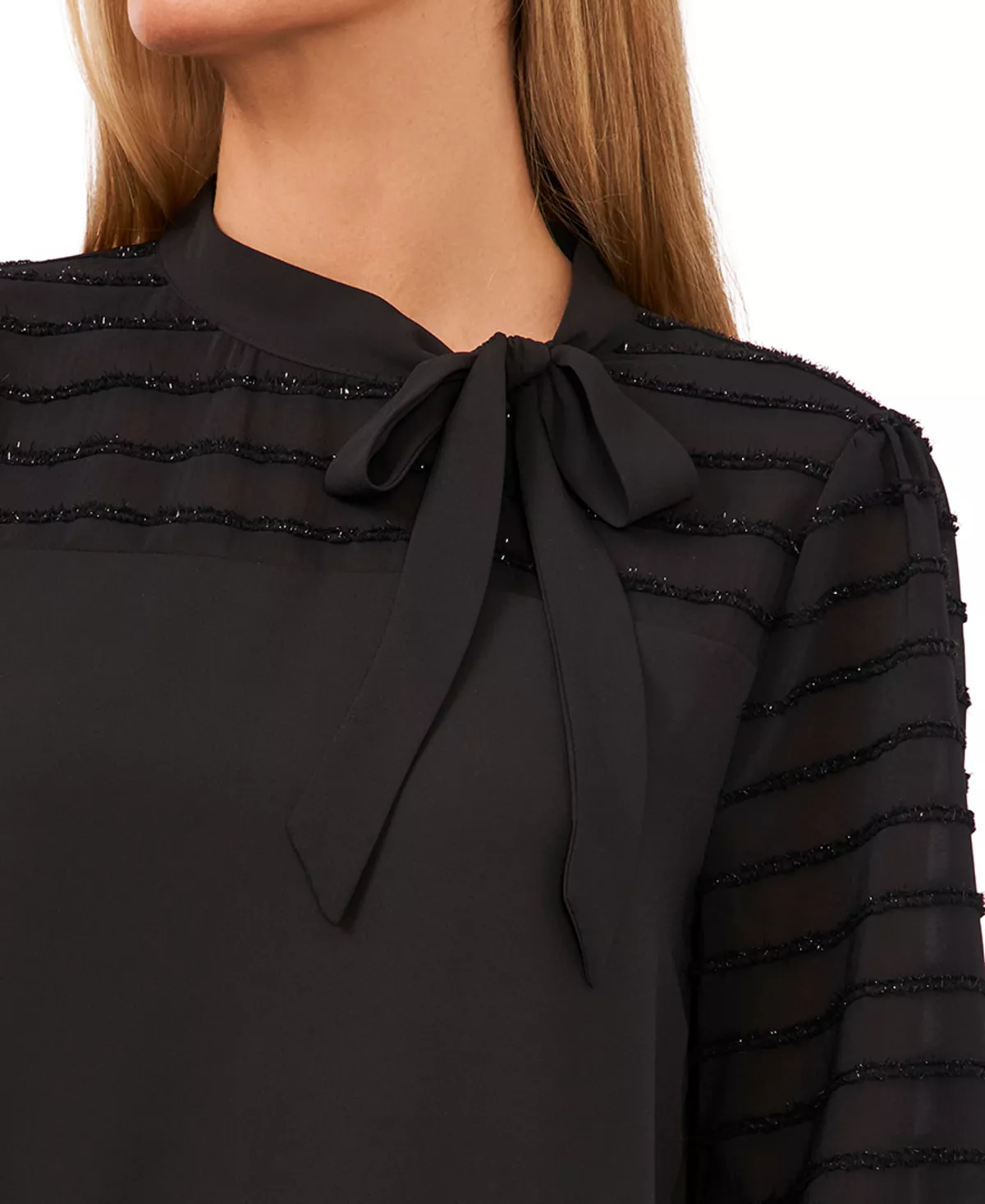 CeCe Otton Tie-Neck Top 6 CeCe Otton Tie-Neck Top - Image 6
