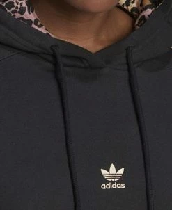 ADIDAS Women's Animal-Trim Logo-Print Cotton Hoodie -Anne Klein Sales Store 22683000 fpx