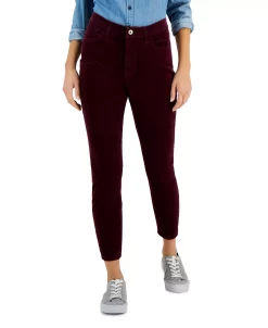 Tommy Hilfiger Women's Corduroy Skinny Ankle Pants
