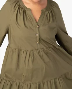 Sanctuary Women's Cotton 3/4-Sleeve Babydoll Dress 6 Sanctuary Women's Cotton 3/4-Sleeve Babydoll Dress -Anne Klein Sales Store 22722211 fpx