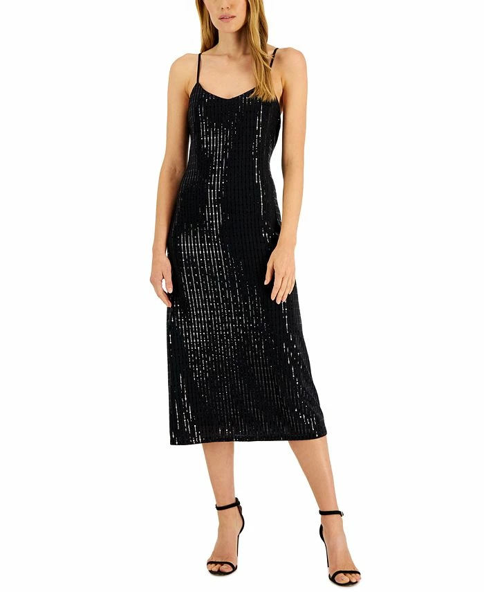 Anne Klein Women's Sequined Midi Slipdress 1 Anne Klein Women's Sequined Midi Slipdress