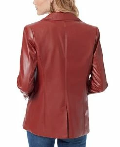 Alternative view of Sam Edelman Faux Leather Double Breasted Jacket