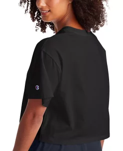 Champion Women's Logo Cropped T-Shirt 12 Champion Women's Logo Cropped T-Shirt -Anne Klein Sales Store 22783381 fpx