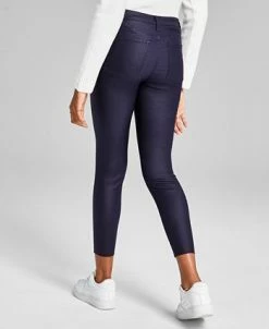 And Now This Woman's Coated Frayed Hem Skinny Denim Jeans -Anne Klein Sales Store 22793370 fpx