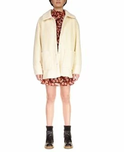 Sanctuary Faux Fur Button Front Retreat Sherpa Jacket
