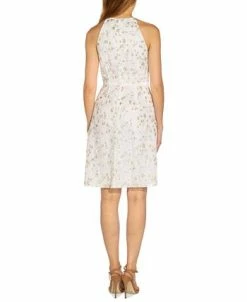 Adrianna Papell Women's Embroidered Fit & Flare Dress 5 Adrianna Papell Women's Embroidered Fit & Flare Dress -Anne Klein Sales Store 22801268 fpx