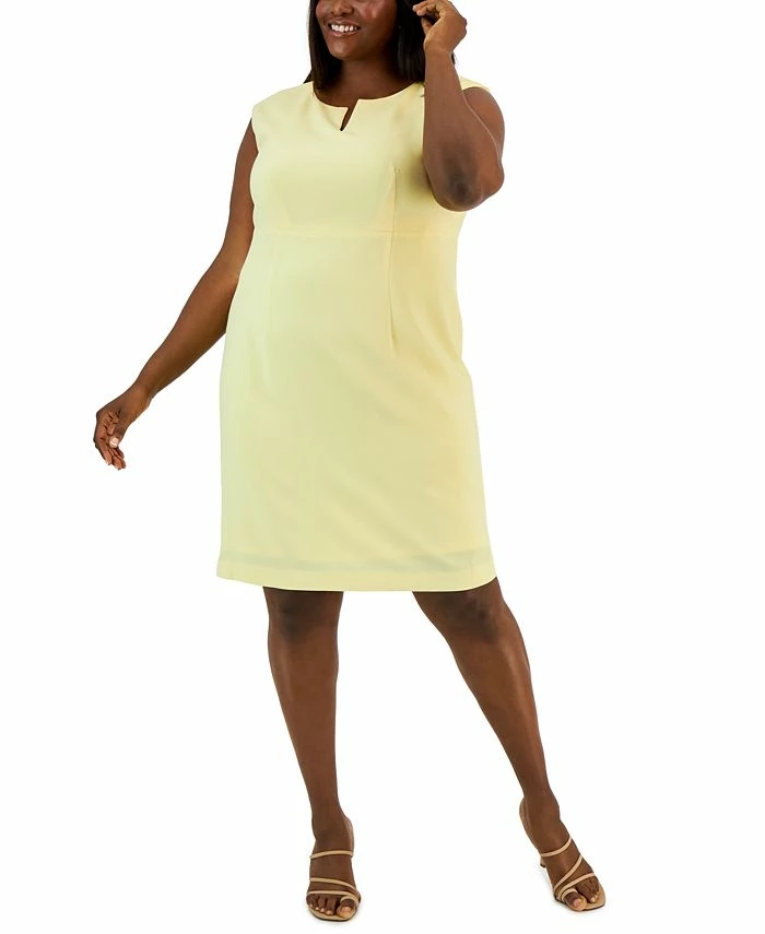 Kasper Plus Size Sleeveless Sheath Dress 1 Kasper Plus Size Sleeveless Sheath Dress