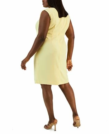 Kasper Plus Size Sleeveless Sheath Dress 2 Kasper Plus Size Sleeveless Sheath Dress - Image 2