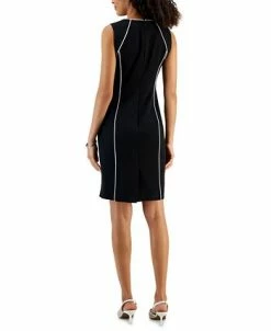 Alternative view of Kasper Women's Piped Sleeveless Sheath Dress