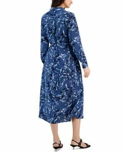 Alternative view of Alfani Women's Belted Shirtdress Created For Macy's