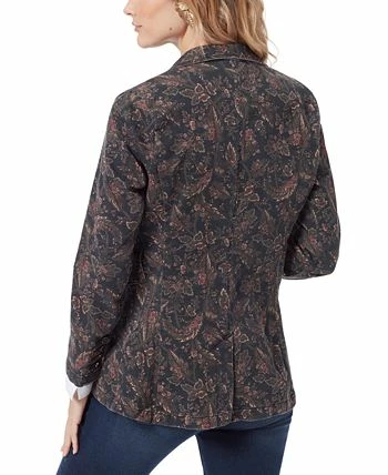 Sam Edelman Women's Margot Printed Single-Breasted Blazer 2 Sam Edelman Women's Margot Printed Single-Breasted Blazer - Image 2