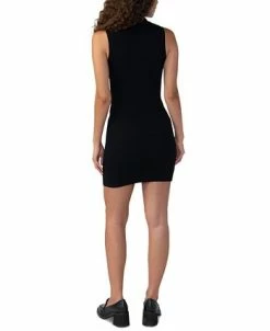 Alternative view of Sanctuary Leeveless Ribbed Mock Neck Mini Dress