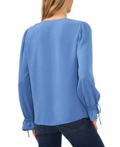Alternative view of CeCe Tie-Cuff Blouse