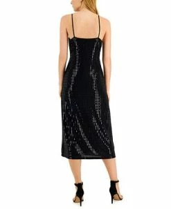 Alternative view of Anne Klein Women's Sequined Midi Slipdress