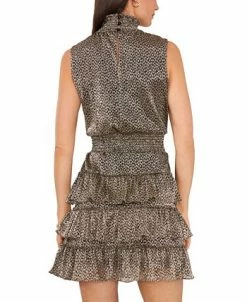 Alternative view of 1.STATE Women's Sleeveless Smocked Tiered Dress