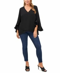 Alternative view of Vince Camuto Plus Size Flutter-Sleeve Top