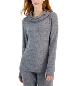 ID Ideology Women's Mushy Knit Cowlneck Top, Created For Macy's -Anne Klein Sales Store 22851208 fpx