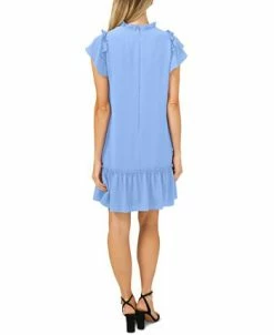 Alternative view of CeCe Ruffled Mock-Neck Dress