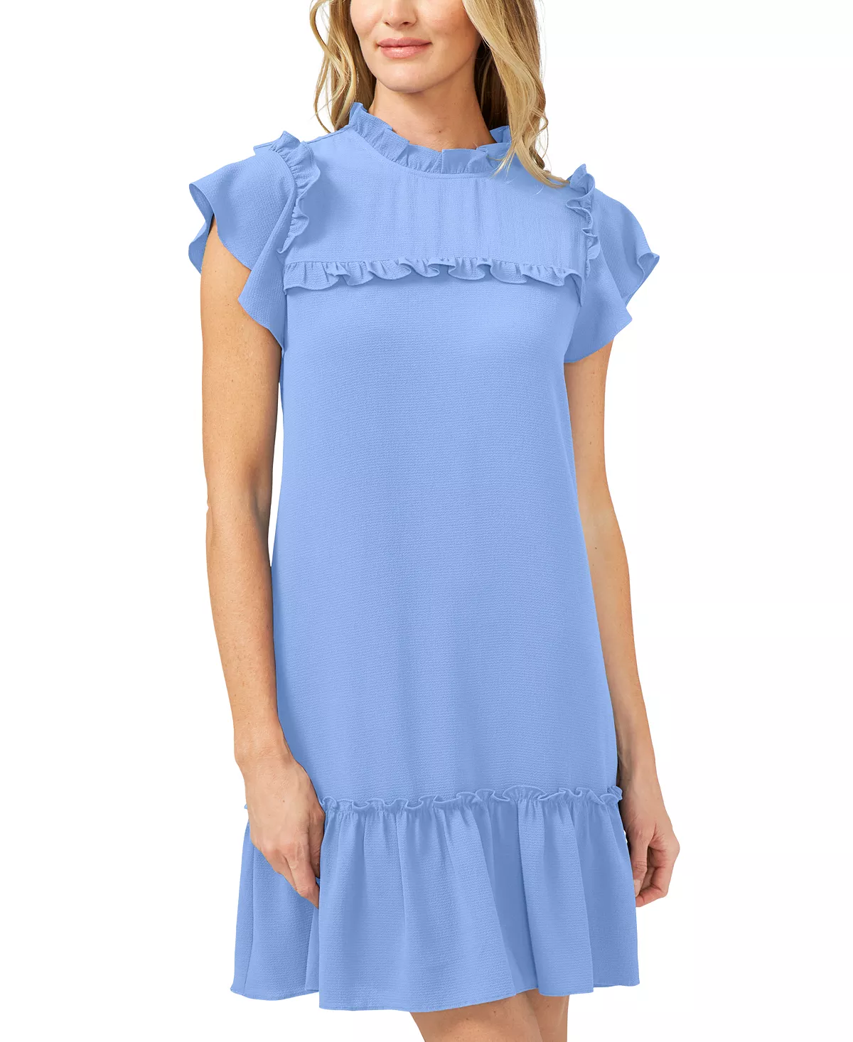 CeCe Ruffled Mock-Neck Dress 3 CeCe Ruffled Mock-Neck Dress - Image 3