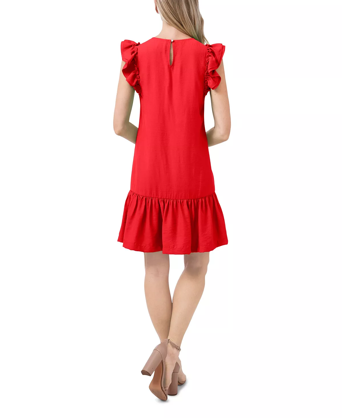 CeCe Ruffled Flutter-Sleeve Dress 2 CeCe Ruffled Flutter-Sleeve Dress - Image 2