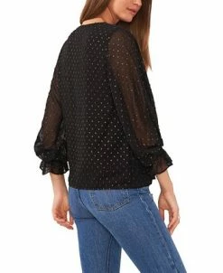 Alternative view of Vince Camuto Women's V-neck Blouse With Balloon Sleeves