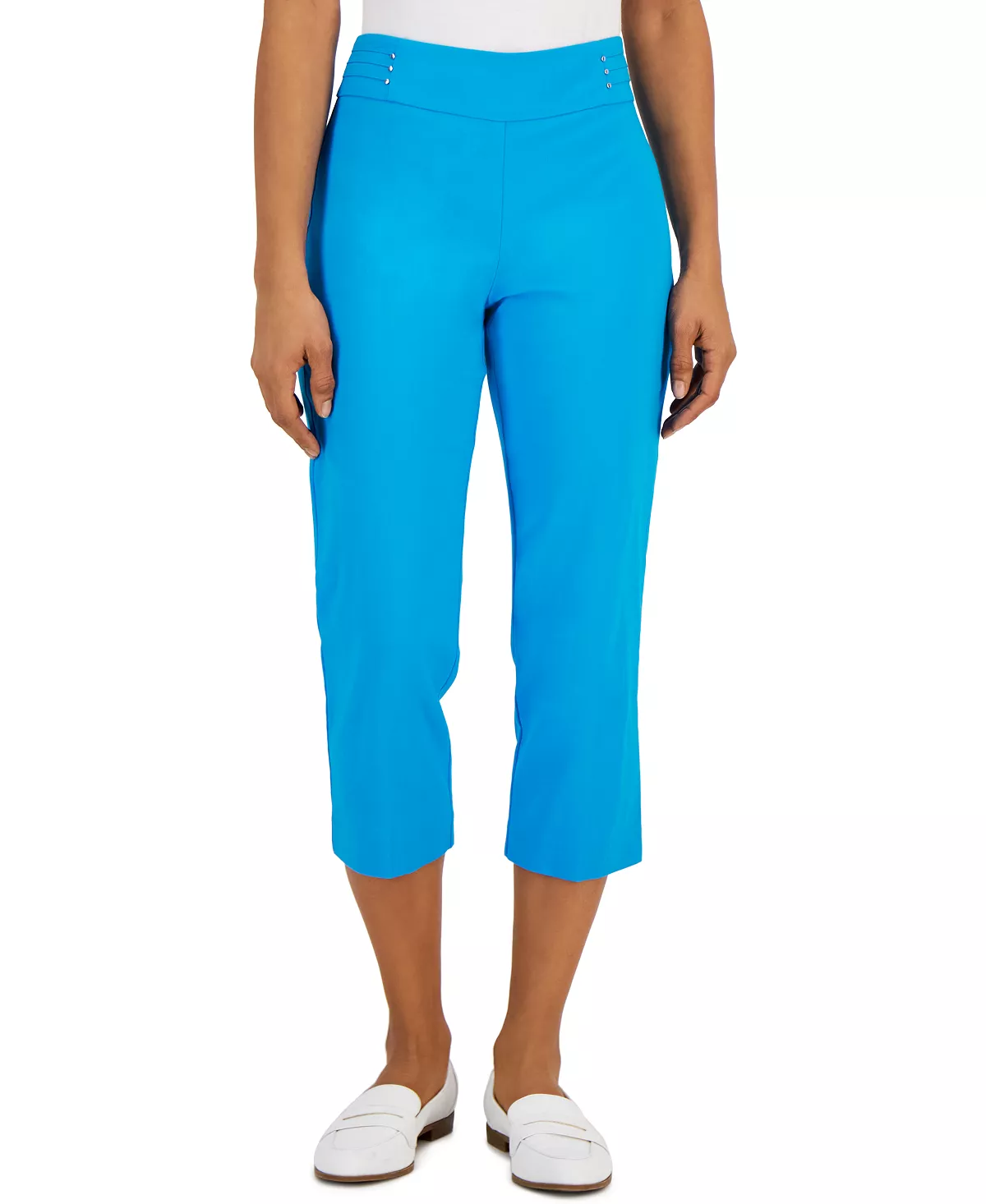 JM Collection Embellished Pull-On Capri Pants, Created For Macy's 12 JM Collection Embellished Pull-On Capri Pants, Created For Macy's - Image 12