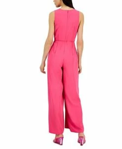 INC International Concepts Women's Surplice-Neck Tie-Waist Jumpsuit, Created For Macy's 6 INC International Concepts Women's Surplice-Neck Tie-Waist Jumpsuit, Created For Macy's -Anne Klein Sales Store 22980260 fpx