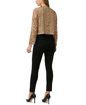 Adrianna Papell Women's Sequined Collarless Jacket 2 Adrianna Papell Women's Sequined Collarless Jacket - Image 2