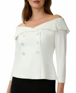 Adrianna Papell Women's Off-The-Shoulder Top