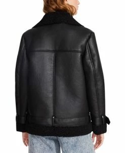 Alternative view of Steve Madden Women's Quinn Faux Leather Lined Moto Jacket