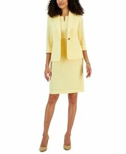 Kasper Notched-Neck Sheath Dress -Anne Klein Sales Store 23023237 fpx
