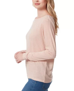 Jessica Simpson Women's Giana Long-Sleeve Boatneck Top -Anne Klein Sales Store 23024279 fpx