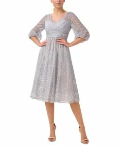 Adrianna Papell Women's Embroidered Cocktail Dress