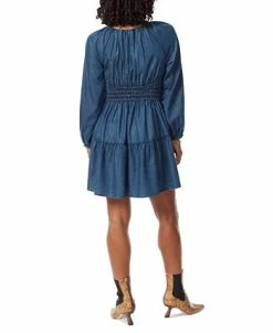 Alternative view of Sam Edelman Women's Lora Cotton Smocked Bustier Pullover Dress