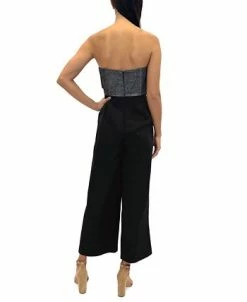 Alternative view of Sam Edelman Women's Cady Metallic Bow-Bodice Jumpsuit