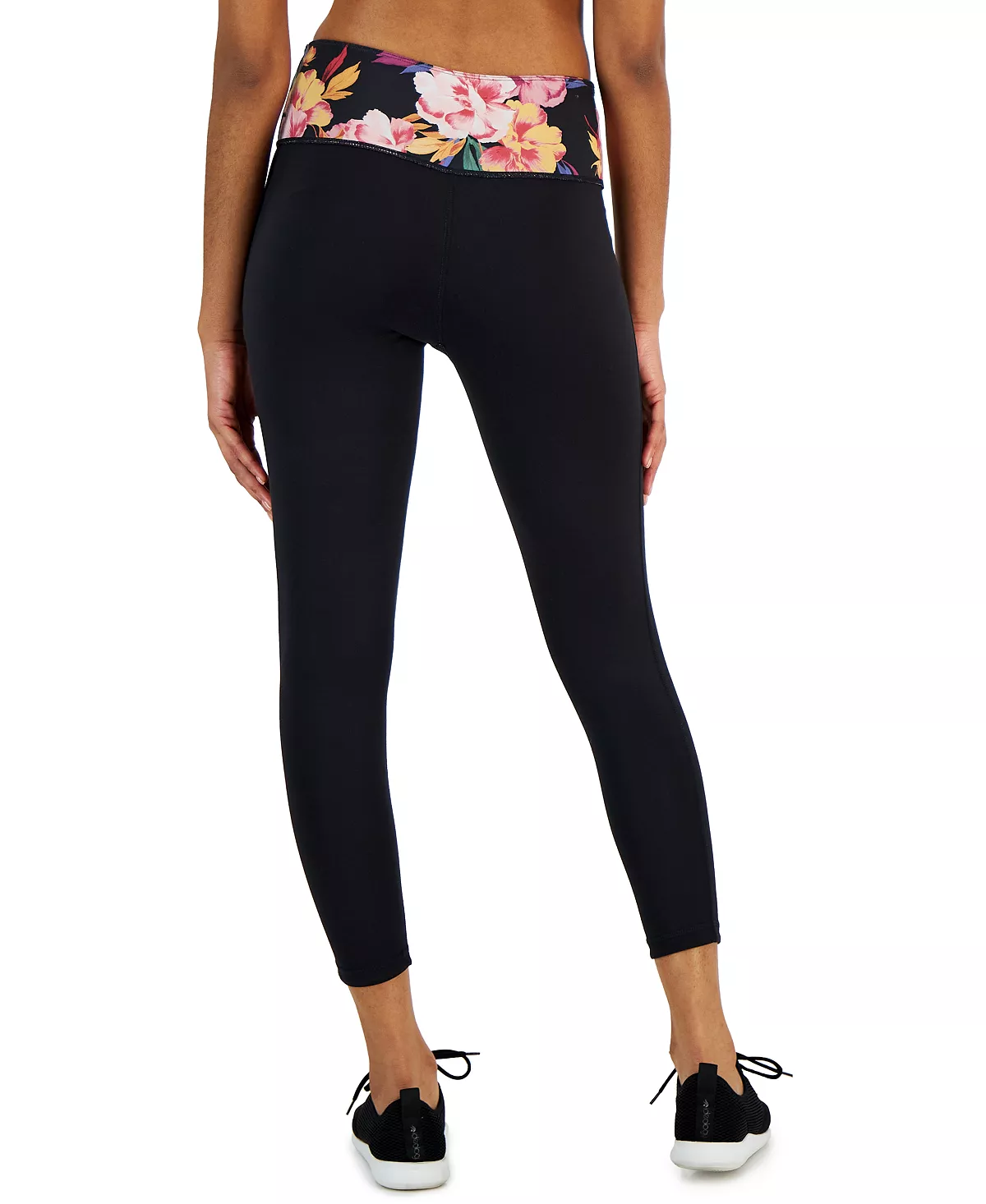 ID Ideology Petite Serena Floral Reversible 7/8 Leggings 6 ID Ideology Petite Serena Floral Reversible 7/8 Leggings - Image 6