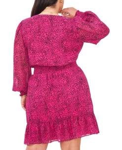 Vince Camuto Plus Size Smocked-Waist Fit & Flare Dress 6 Vince Camuto Plus Size Smocked-Waist Fit & Flare Dress -Anne Klein Sales Store 23149497 fpx
