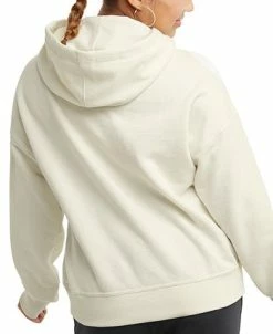 Alternative view of Champion Women's Powerblend Fleece Logo Hoodie