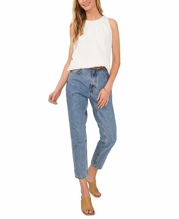 Vince Camuto Women's Shirred-Neck Sleeveless Blouse 3 Vince Camuto Women's Shirred-Neck Sleeveless Blouse - Image 3